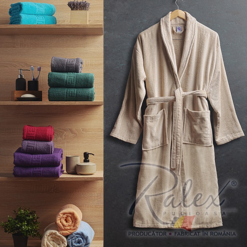 HALAT BAIE VELUR 100% BUMBAC – MARO DESCHIS